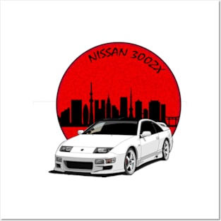 Nissan 300ZX, JDM Car Posters and Art